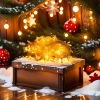 Warm yellow light string lights, indoor and outdoor decorative LED small color lights, festival atmosphere lights details Picture